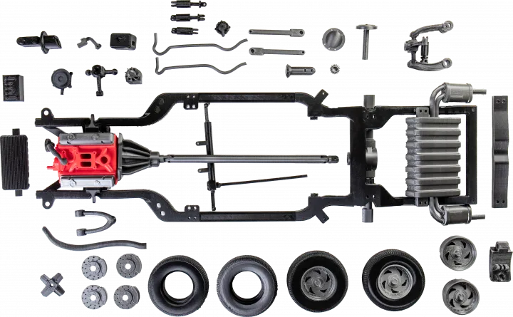 Chevy Impala modell FDM 3D nyomtatás